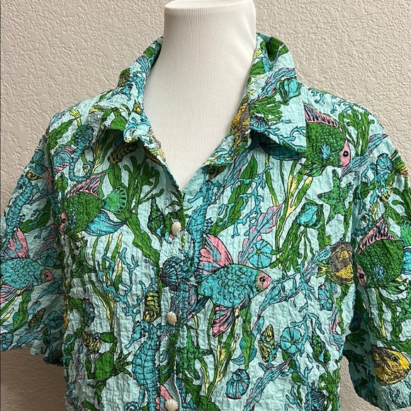 Kate Spade Under the Sea Collard Top - Picture 2 of 6